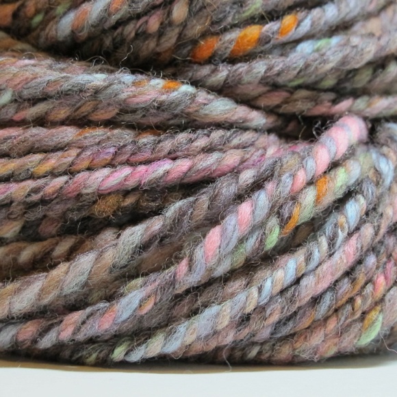 Patchouli Handspun Merino Wool 2-Ply Yarn - Picture 3 of 7